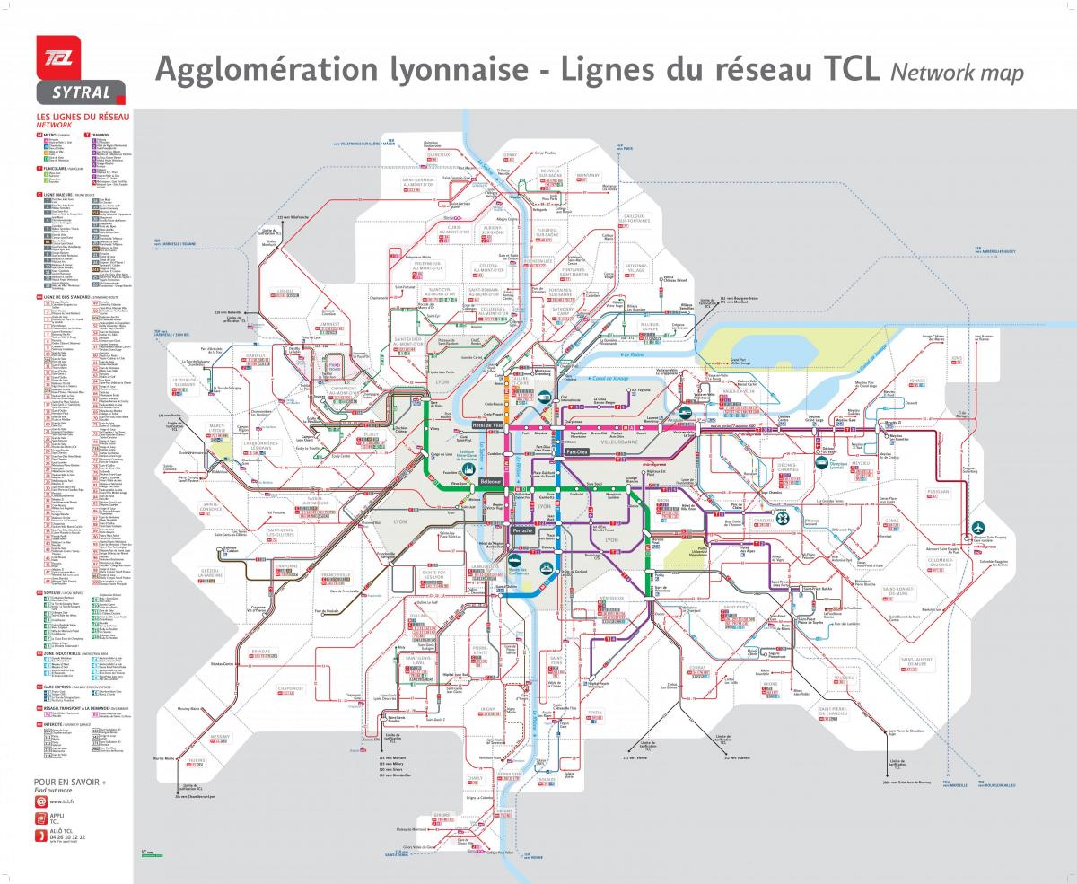 Lyon Busbahnhof Karte